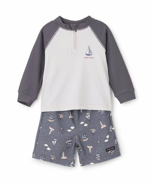 petit main / プティマイン 水着・スイムグッズ | 【SWIM】BOYSアソートセットアップ水着 | 詳細21