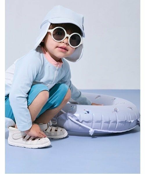 petit main / プティマイン 水着・スイムグッズ | 【SWIM】BOYSバイカラーセットアップ水着 | 詳細2