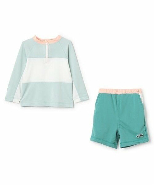 petit main / プティマイン 水着・スイムグッズ | 【SWIM】BOYSバイカラーセットアップ水着 | 詳細4