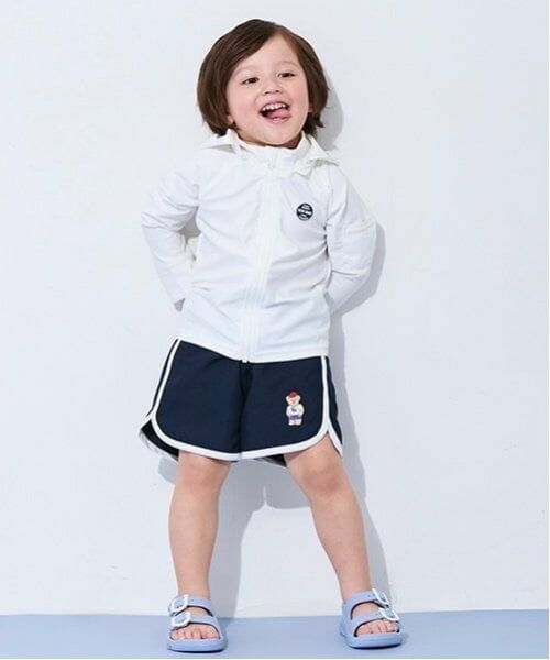 petit main / プティマイン 水着・スイムグッズ | 【SWIM】ワンポイント刺しゅうスイムパンツ | 詳細1