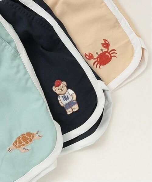 petit main / プティマイン 水着・スイムグッズ | 【SWIM】ワンポイント刺しゅうスイムパンツ | 詳細13