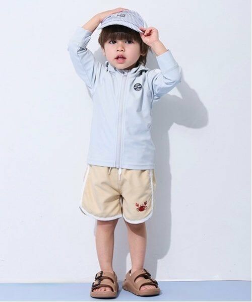 petit main / プティマイン 水着・スイムグッズ | 【SWIM】ワンポイント刺しゅうスイムパンツ（黄）