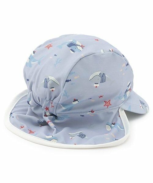 petit main / プティマイン 水着・スイムグッズ | 【SWIM】総柄日除けスイムキャップ | 詳細3