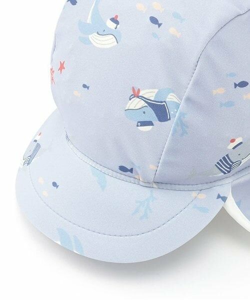 petit main / プティマイン 水着・スイムグッズ | 【SWIM】総柄日除けスイムキャップ | 詳細4