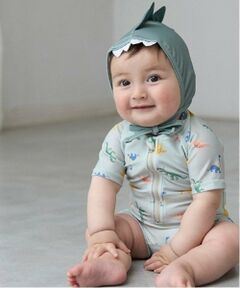 petit main / プティマイン 水着・スイムグッズ | 【SWIM】なりきりキャップつき総柄水着