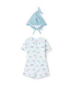 petit main / プティマイン 水着・スイムグッズ | 【SWIM】なりきりキャップつき総柄水着