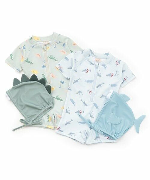 petit main / プティマイン 水着・スイムグッズ | 【SWIM】なりきりキャップつき総柄水着 | 詳細11