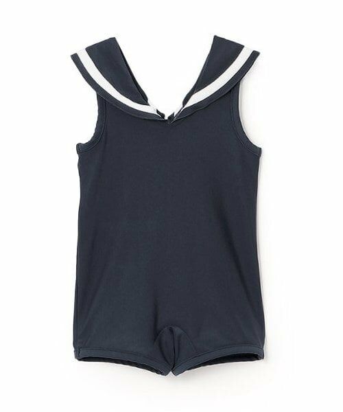 petit main / プティマイン 水着・スイムグッズ | 【SWIM】boysセーラー衿水着 | 詳細1