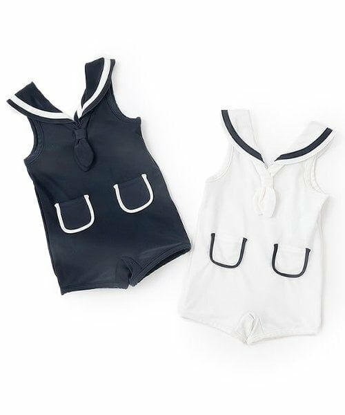 petit main / プティマイン 水着・スイムグッズ | 【SWIM】boysセーラー衿水着 | 詳細8