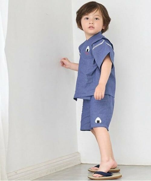 petit main / プティマイン 着物・浴衣・小物類 | boysアソート甚平 | 詳細1