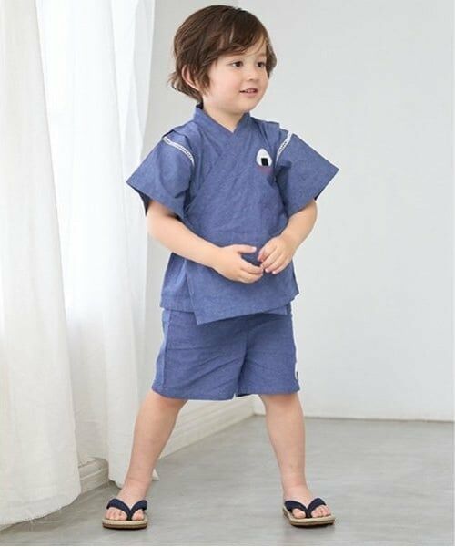 petit main / プティマイン 着物・浴衣・小物類 | boysアソート甚平(ブルー)