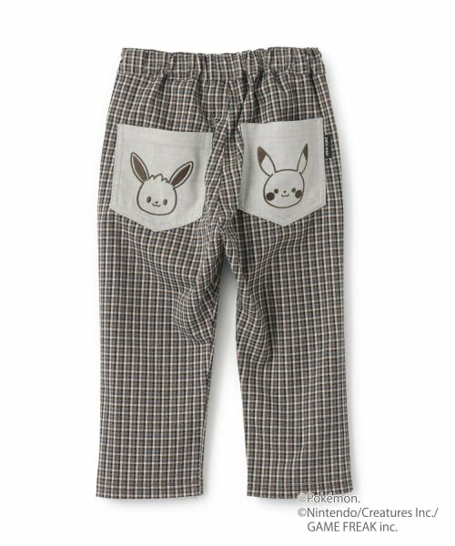 petit main / プティマイン その他パンツ | 【モンポケ】ポケット刺繍パンツ | 詳細10