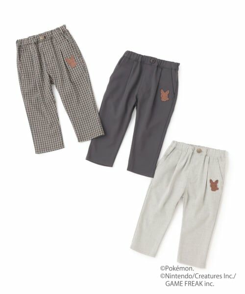 petit main / プティマイン その他パンツ | 【モンポケ】ポケット刺繍パンツ | 詳細17