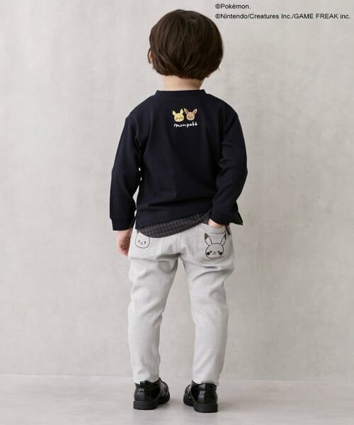 petit main / プティマイン その他パンツ | 【モンポケ】ポケット刺繍パンツ | 詳細3