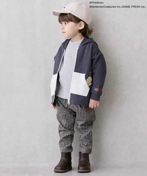 petit main / プティマイン その他パンツ | 【モンポケ】ポケット刺繍パンツ（マルチ）