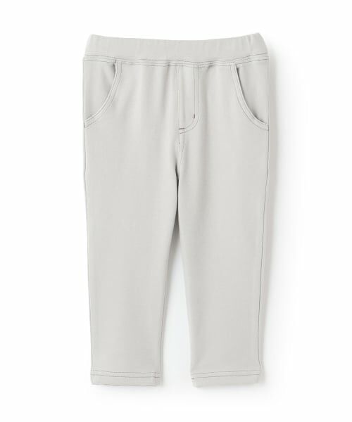 petit main / プティマイン その他パンツ | 【Lee】のびのびカットレギンス（ライト グレー）