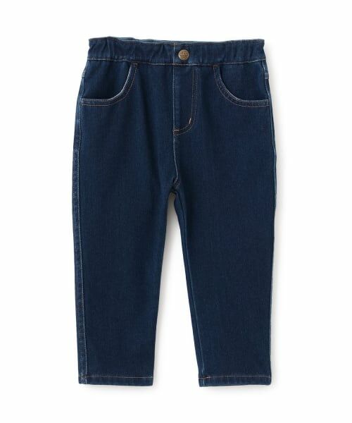 petit main / プティマイン その他パンツ | 【Lee】カットデニムパンツ（紺）