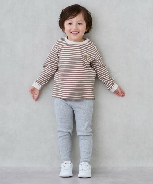 petit main / プティマイン その他パンツ | 【プティプラ】BOYS10分丈レギンス（チャコール）