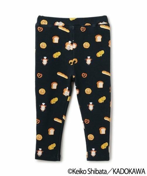 petit main / プティマイン その他パンツ | 【パンどろぼう】総柄レギンスパンツ（紺）