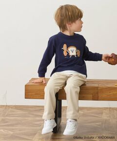 petit main / プティマイン その他パンツ | 【パンどろぼう】ポケット刺繍パンツ