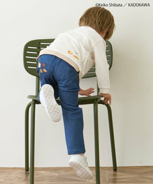 petit main / プティマイン その他パンツ | 【パンどろぼう】ポケット刺繍パンツ | 詳細4