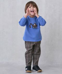 petit main / プティマイン その他パンツ | チェックストレッチパンツ