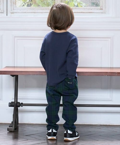 petit main / プティマイン その他パンツ | 【スマイルシリーズ/防汚】BOYSタックパンツ | 詳細1