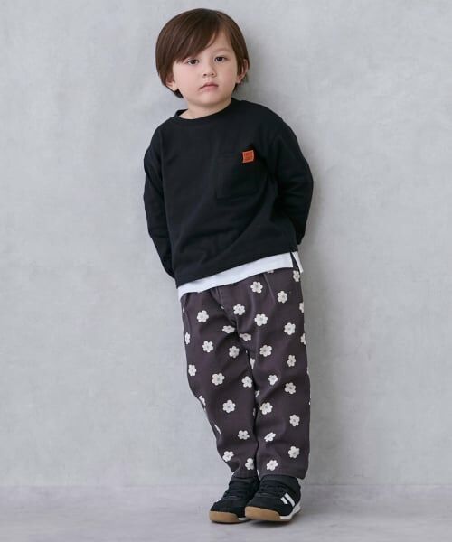 petit main / プティマイン その他パンツ | NICOシェフパンツ（茶）