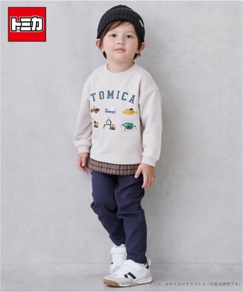 petit main / プティマイン その他パンツ | のびのびストレッチパンツ（インク ブルー）