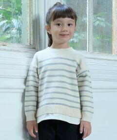 petit main / プティマイン ニット・セーター | 【ウォッシャブル】ボーダーニット