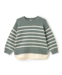 petit main / プティマイン ニット・セーター | 【ウォッシャブル】ボーダーニット