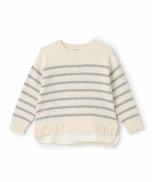 petit main / プティマイン ニット・セーター | 【ウォッシャブル】ボーダーニット | 詳細5