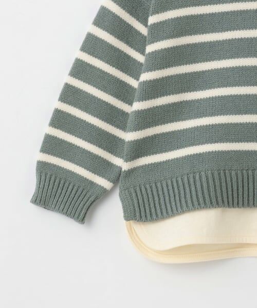 petit main / プティマイン ニット・セーター | 【ウォッシャブル】ボーダーニット | 詳細8