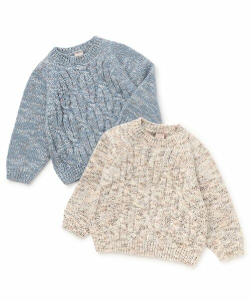 petit main / プティマイン ニット・セーター | 【ウォッシャブル】MIX糸ニット | 詳細12