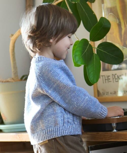 petit main / プティマイン ニット・セーター | 【ウォッシャブル】MIX糸ニット | 詳細2