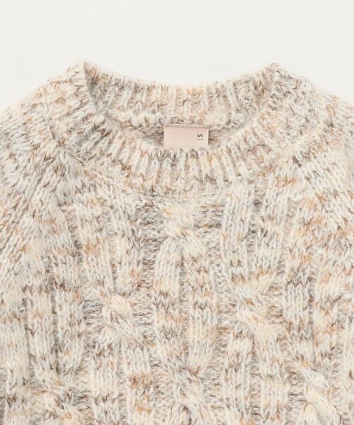 petit main / プティマイン ニット・セーター | 【ウォッシャブル】MIX糸ニット | 詳細8