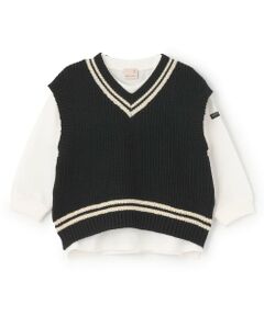 petit main / プティマイン ニット・セーター | 【ウォッシャブル】ニットベストセット