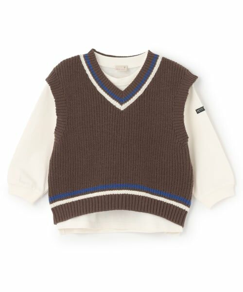 petit main / プティマイン ニット・セーター | 【ウォッシャブル】ニットベストセット | 詳細4