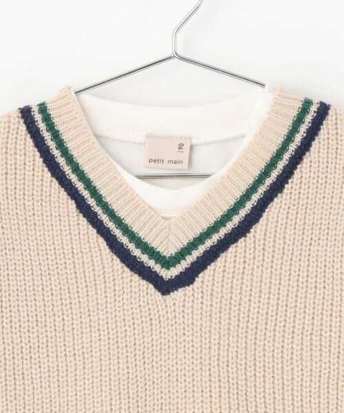 petit main / プティマイン ニット・セーター | 【ウォッシャブル】ニットベストセット | 詳細7