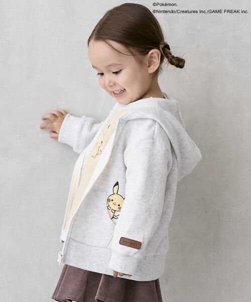 petit main / プティマイン パーカー | 【モンポケ】ジップパーカー | 詳細1