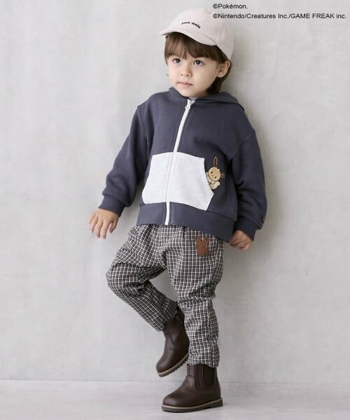 petit main / プティマイン パーカー | 【モンポケ】ジップパーカー | 詳細5