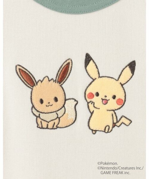 petit main / プティマイン Tシャツ | 【モンポケ】接結アップリケ長袖T | 詳細11