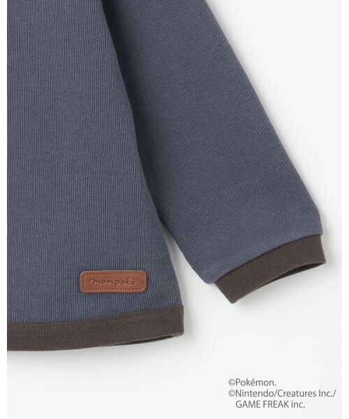 petit main / プティマイン Tシャツ | 【モンポケ】接結アップリケ長袖T | 詳細15