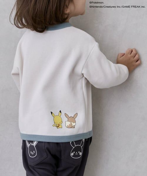 petit main / プティマイン Tシャツ | 【モンポケ】接結アップリケ長袖T | 詳細3