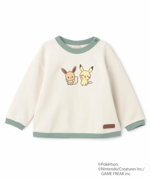 petit main / プティマイン Tシャツ | 【モンポケ】接結アップリケ長袖T | 詳細6
