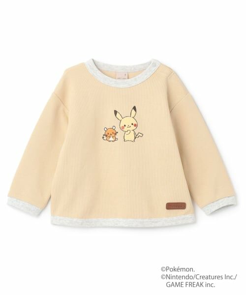 petit main / プティマイン Tシャツ | 【モンポケ】接結アップリケ長袖T | 詳細7