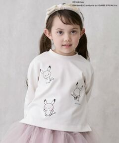 petit main / プティマイン Tシャツ | 【モンポケ】刺しゅう長袖T