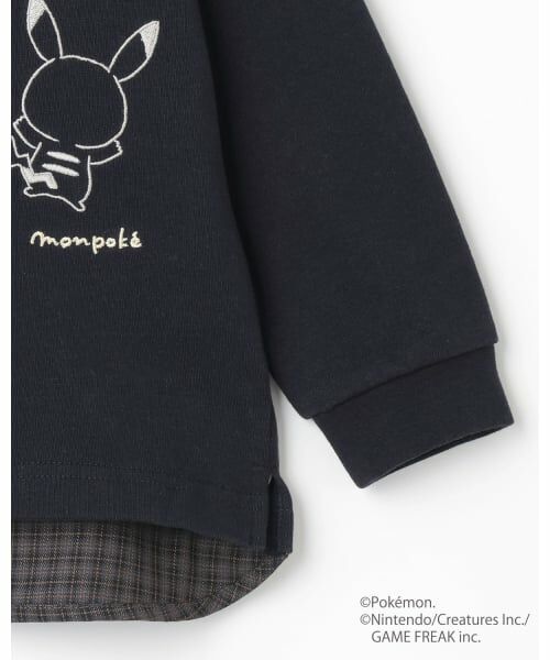 petit main / プティマイン Tシャツ | 【モンポケ】刺しゅう長袖T | 詳細12