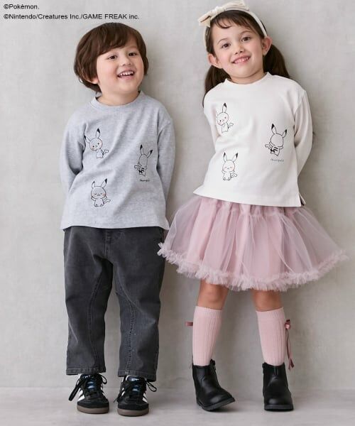 petit main / プティマイン Tシャツ | 【モンポケ】刺しゅう長袖T | 詳細5