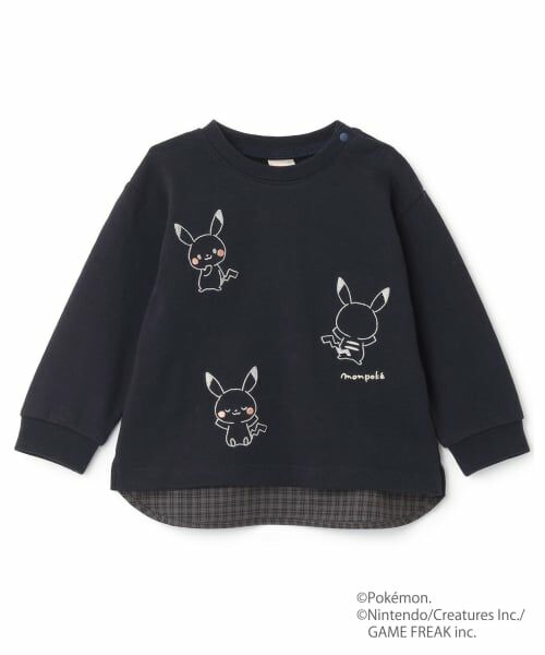 petit main / プティマイン Tシャツ | 【モンポケ】刺しゅう長袖T | 詳細7